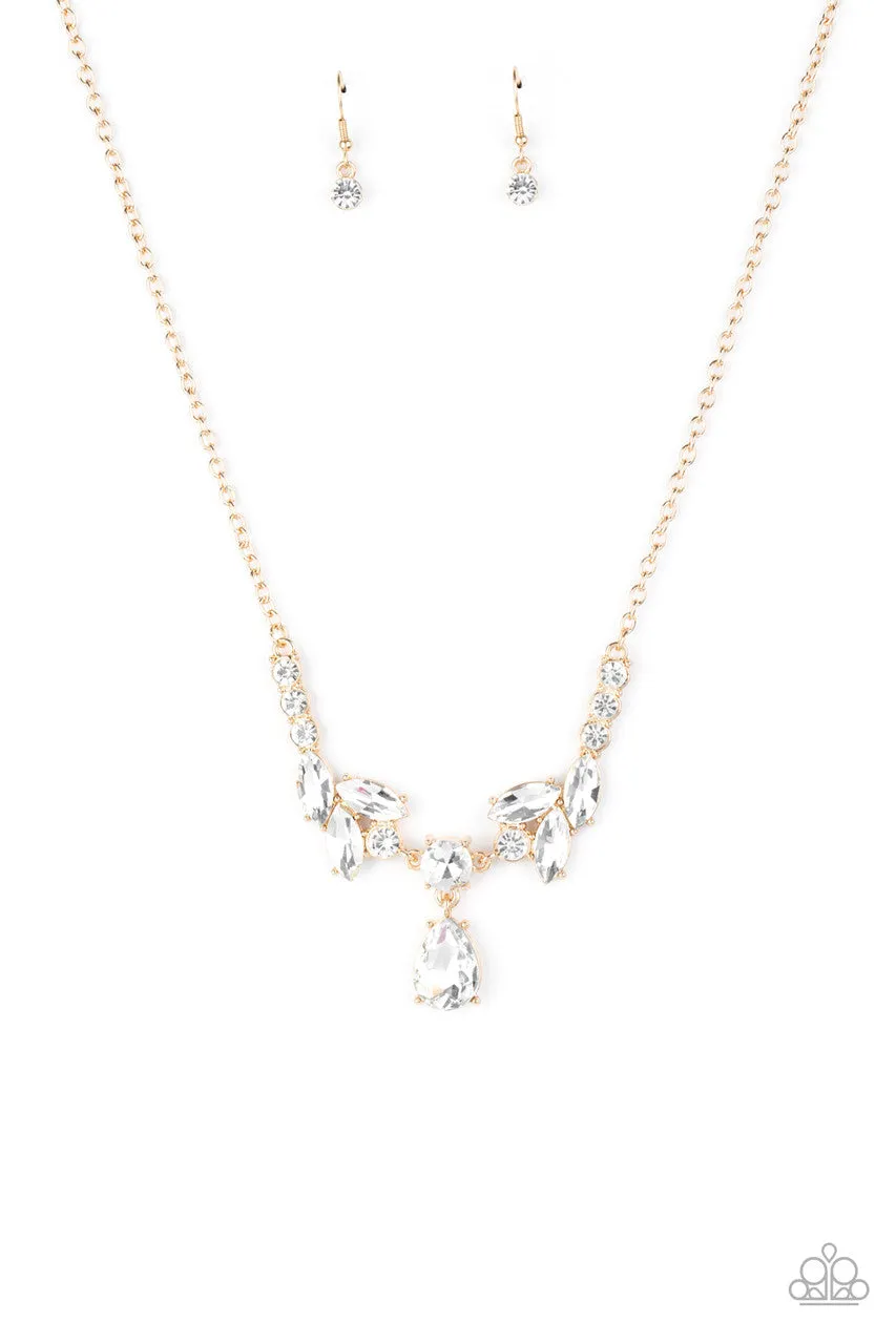 Unrivaled Sparkle Gold Paparazzi Necklace