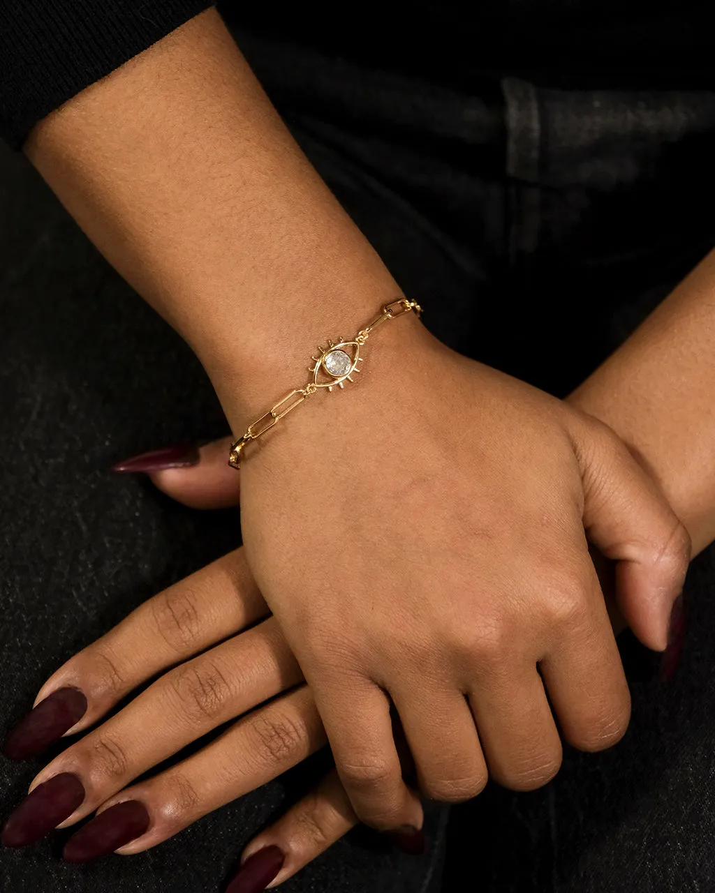 Vail CZ Evil Eye Bracelet