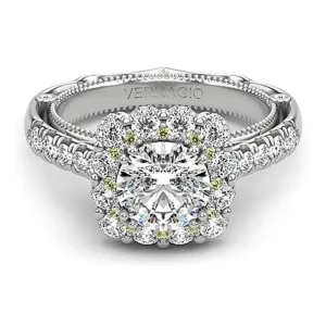 Verragio Yellow Diamond Halo Diamond Engagement Ring