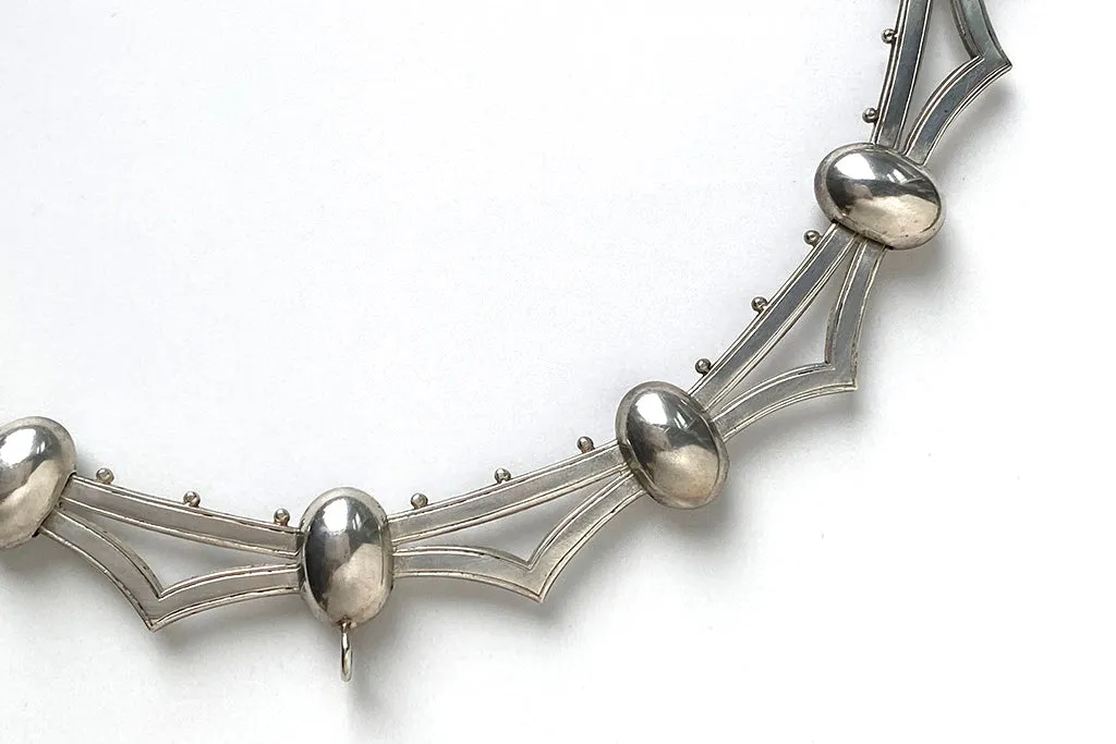 Victorian Sterling Silver Collar Necklace