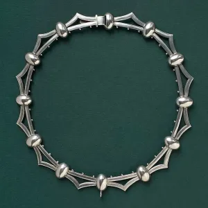 Victorian Sterling Silver Collar Necklace