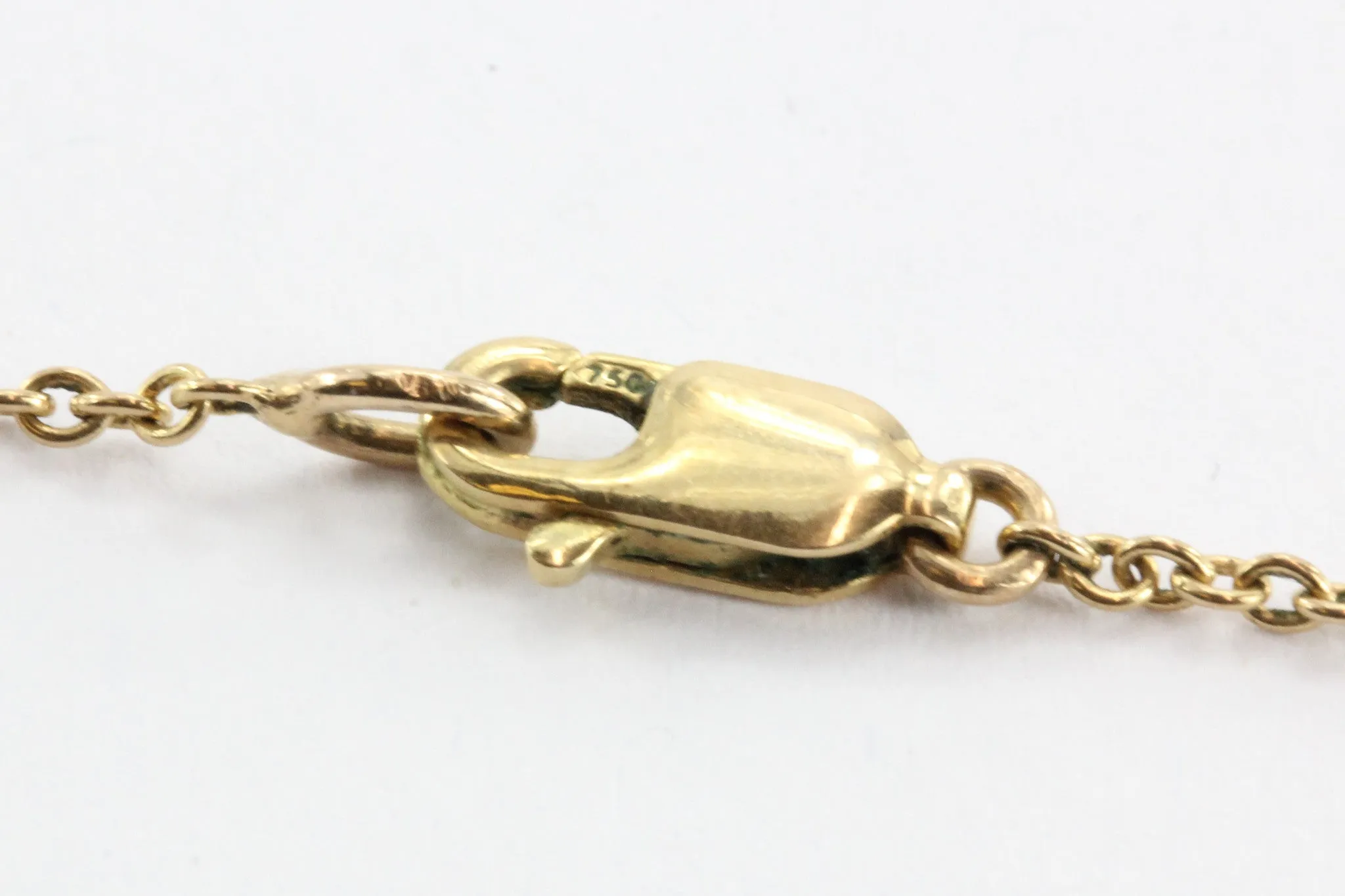 Vintage 18K Gold & Ruby Queen / Princess Crown Necklace Pendant