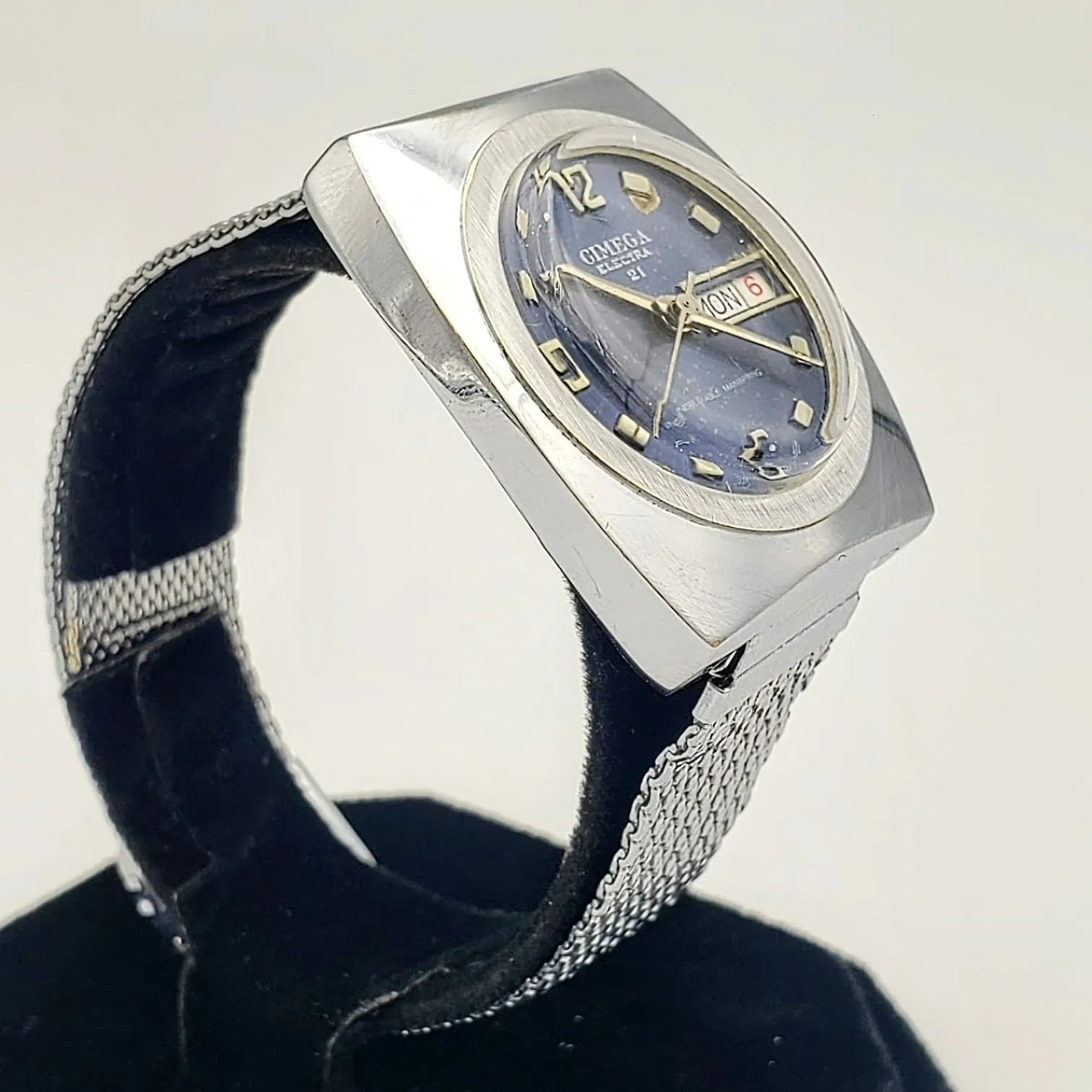 Vintage CIMEGA Electra 21 Wristwatch Swiss Made Caliber 217P-21 Watch