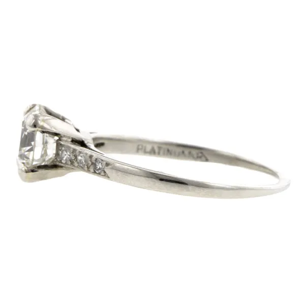 Vintage Diamond Engagement Ring, TRB  1.11ct