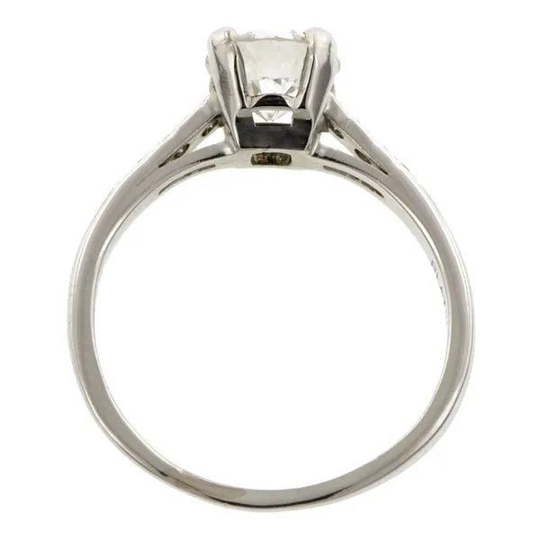 Vintage Diamond Engagement Ring, TRB  1.11ct
