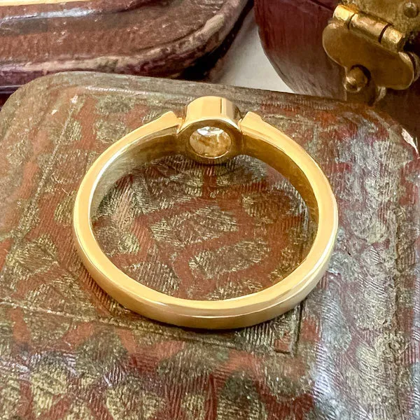 Vintage Diamond Ring, RBC 0.15ct.