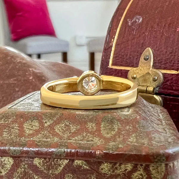 Vintage Diamond Ring, RBC 0.15ct.