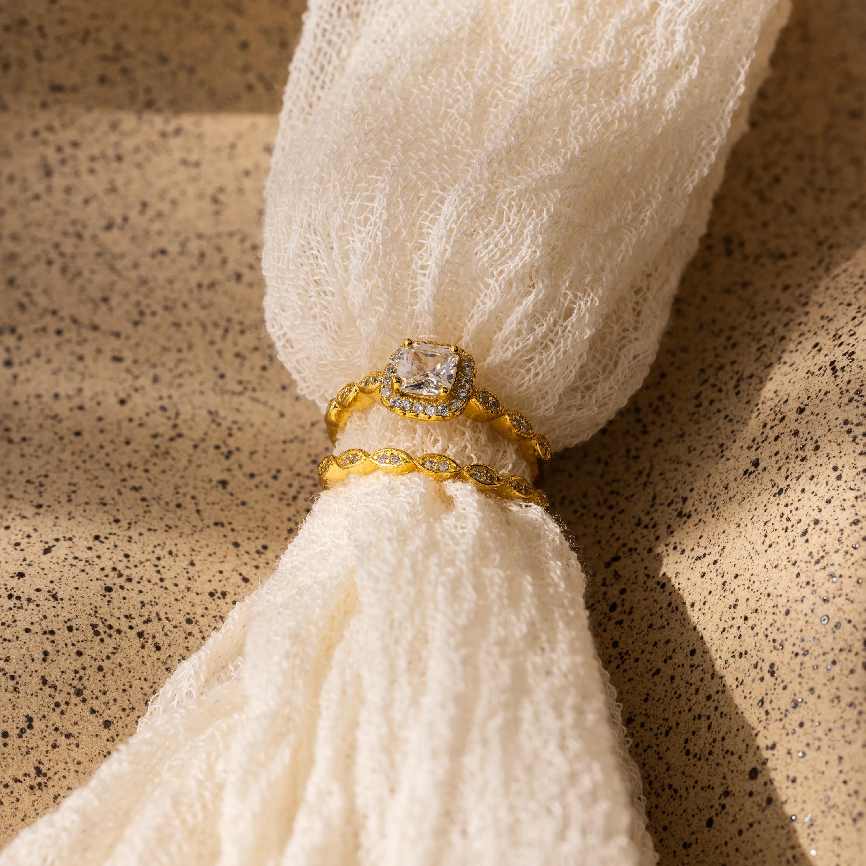 Vintage Diamond Rings Set