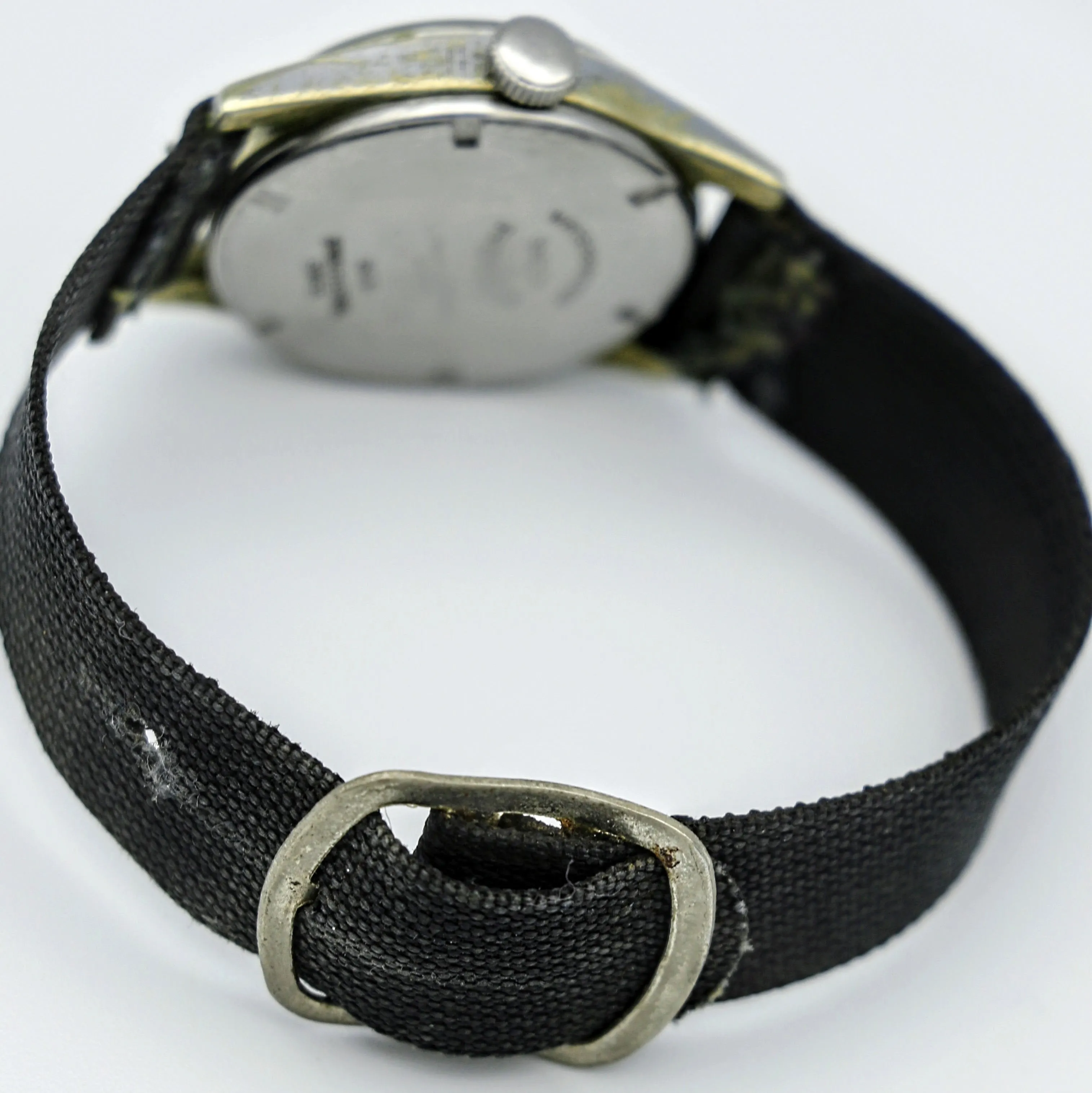 Vintage LATHAM Military Watch 17 Jewels 31mm Swiss Made Wristwatch