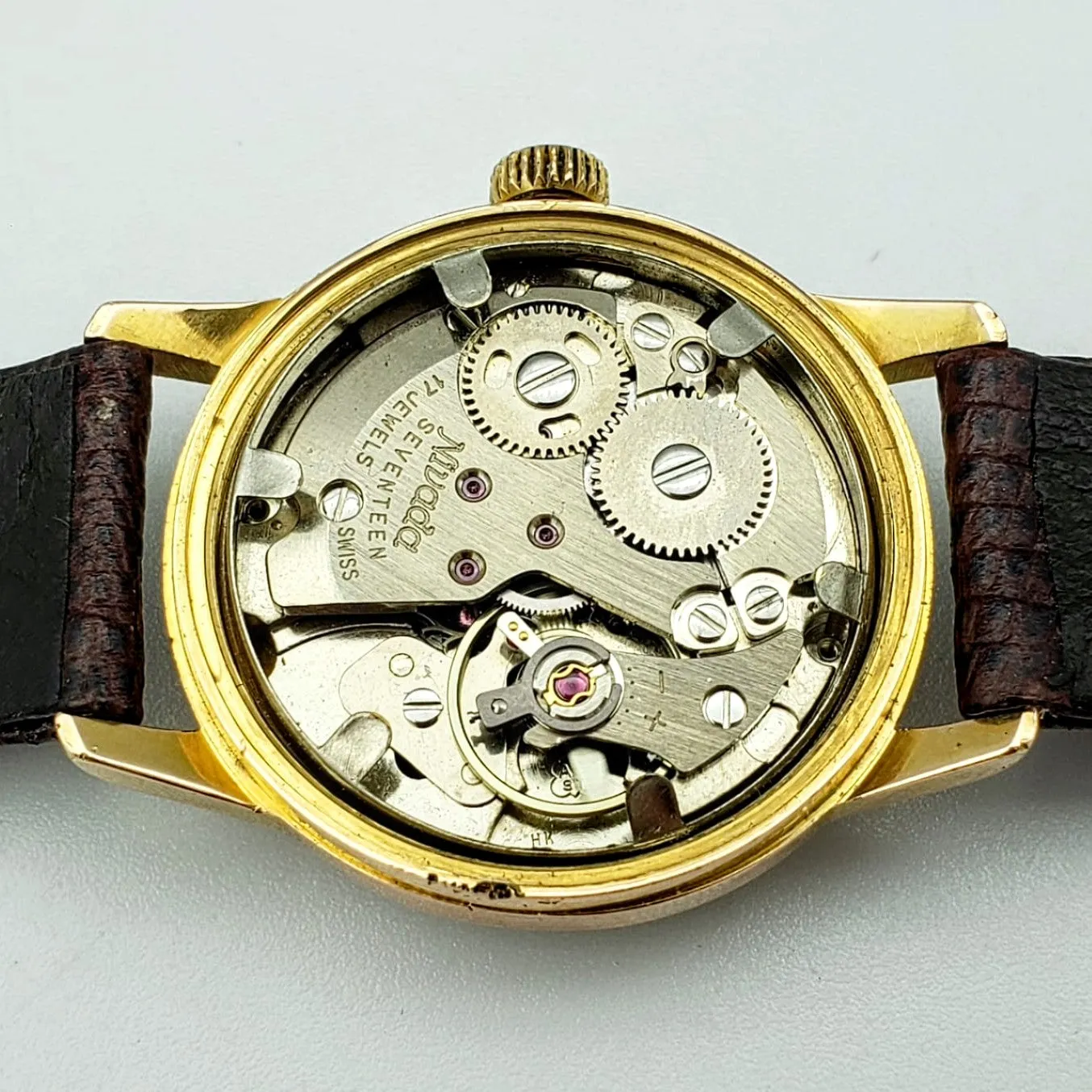 Vintage NIVADA Compensamatic Wristwatch Caliber AS ST 1802/03 17J Swiss Watch