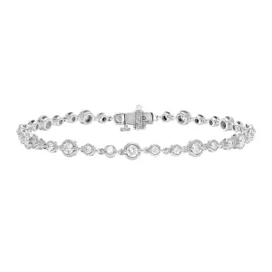 Vintage Style Diamond Tennis Bracelet