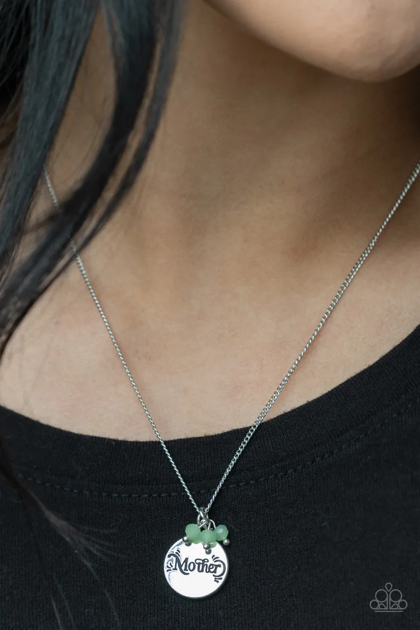 Warm My Heart Green Paparazzi Necklace