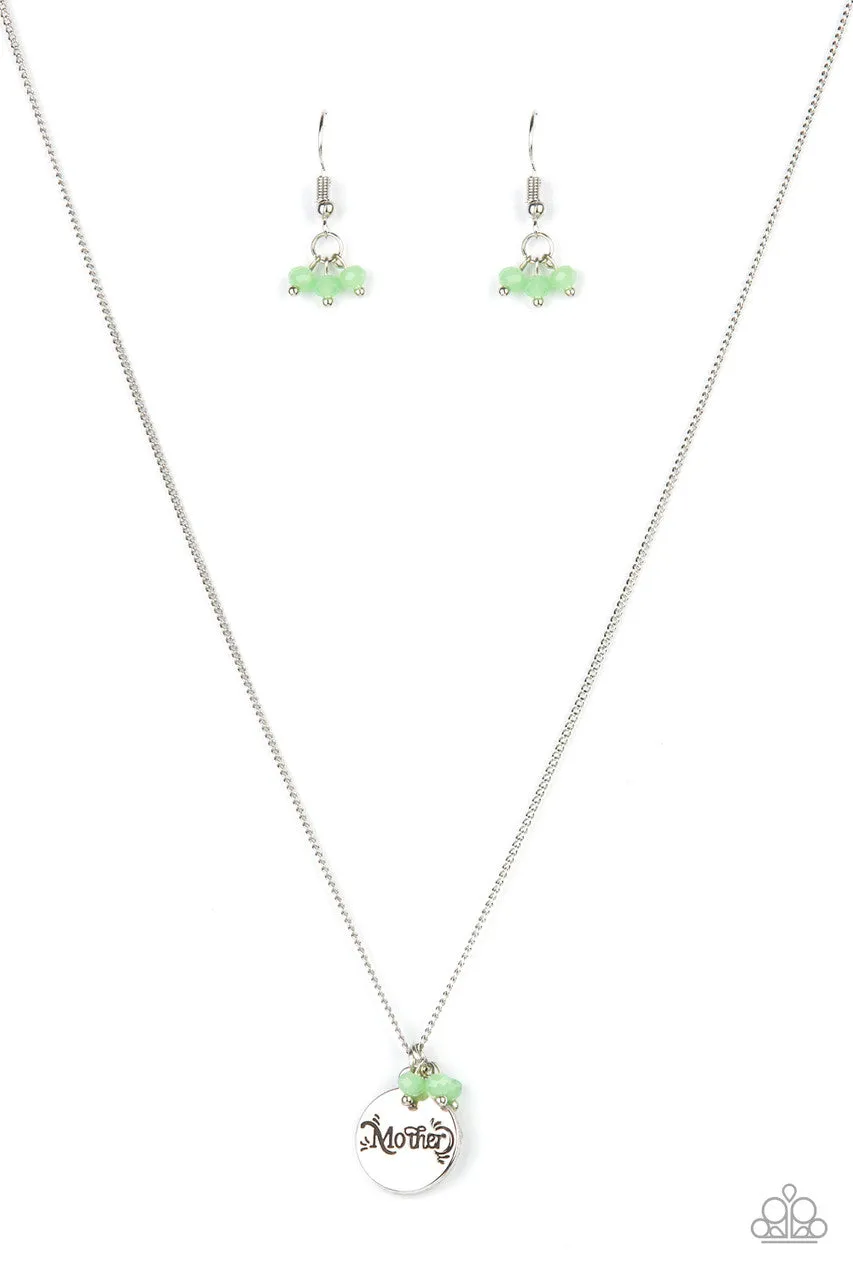 Warm My Heart Green Paparazzi Necklace