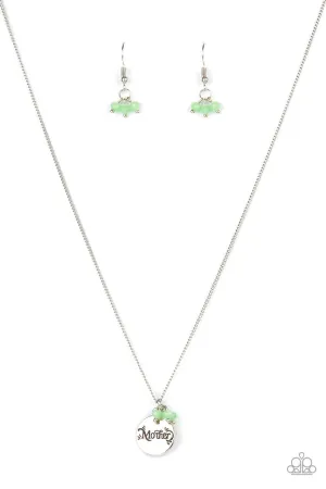 Warm My Heart Green Paparazzi Necklace