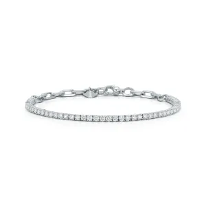 WF CLASSIC 18K GOLD AND DIAMOND TENNIS BRACELET