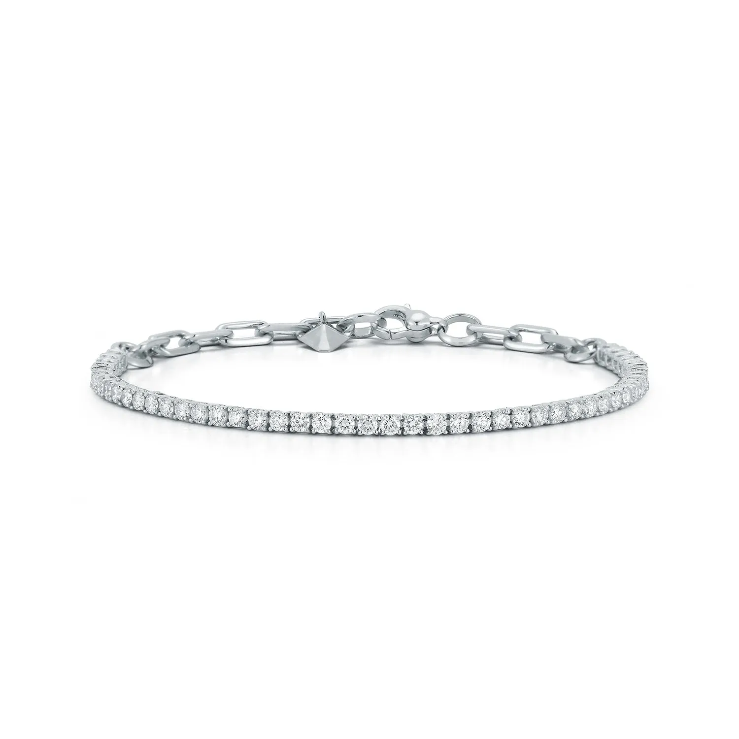 WF CLASSIC 18K GOLD AND DIAMOND TENNIS BRACELET