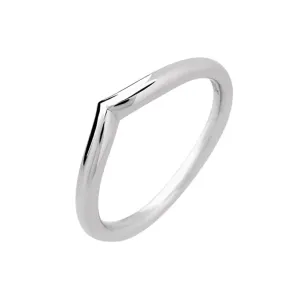 Wishbone V Shape Wedding Band