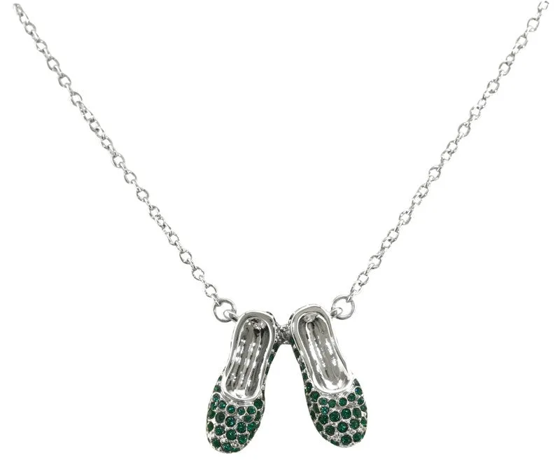 Wizard Of Oz Dorothy Emerald Necklace