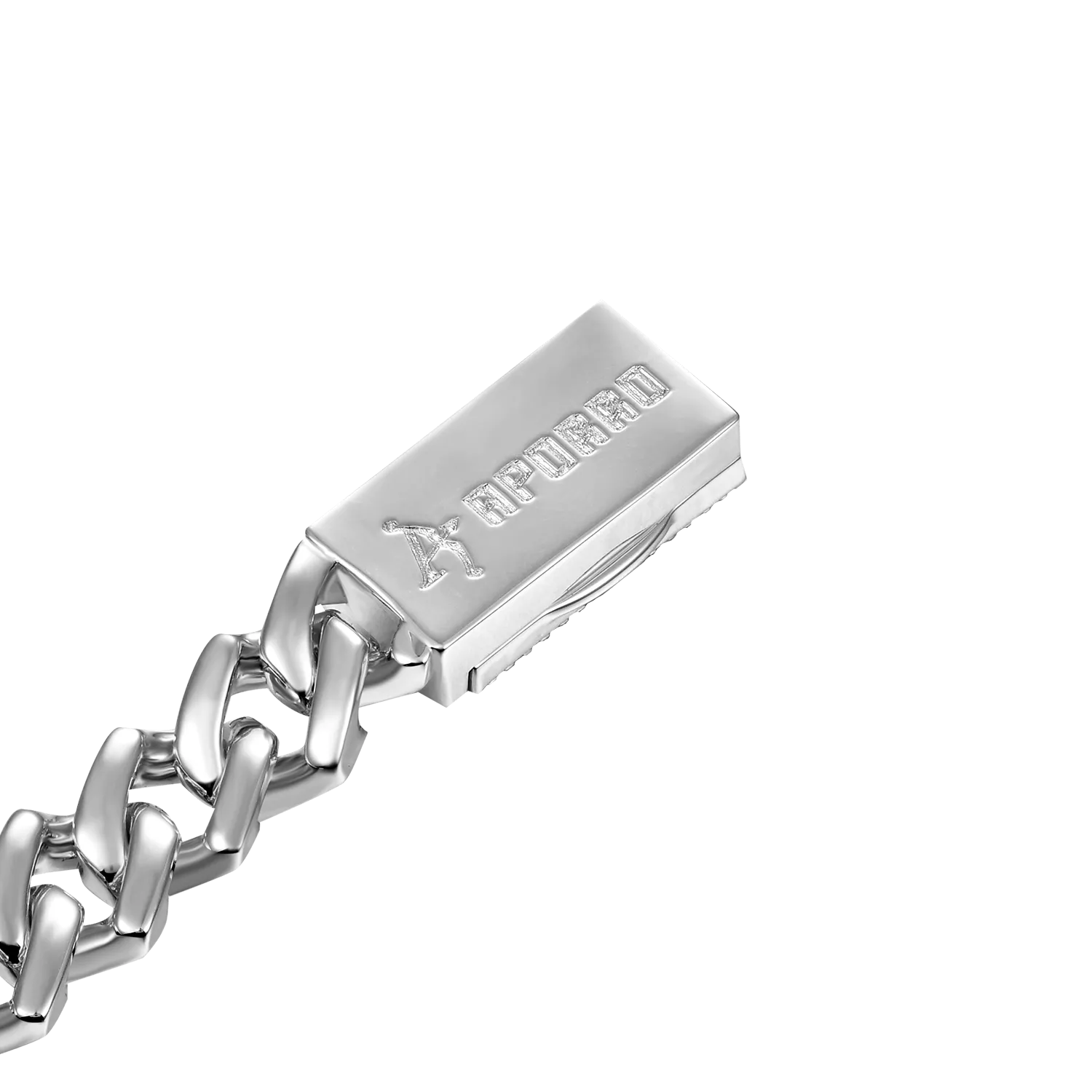 Women's Plain Gold Prong Cuban Link Bracelet - 8mm