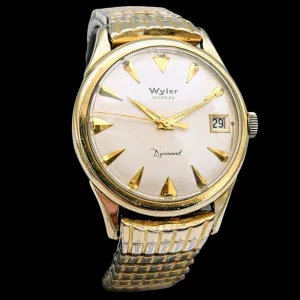 WYLER Incaflex Dynawind Watch 17 Jewels Cal. ETA 2452 Swiss 1950's