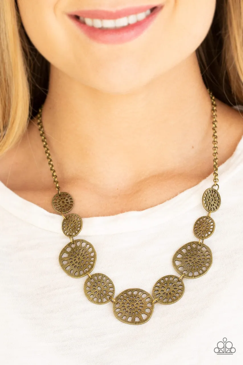 Your Own Free WHEEL Brass Paparazzi Necklace