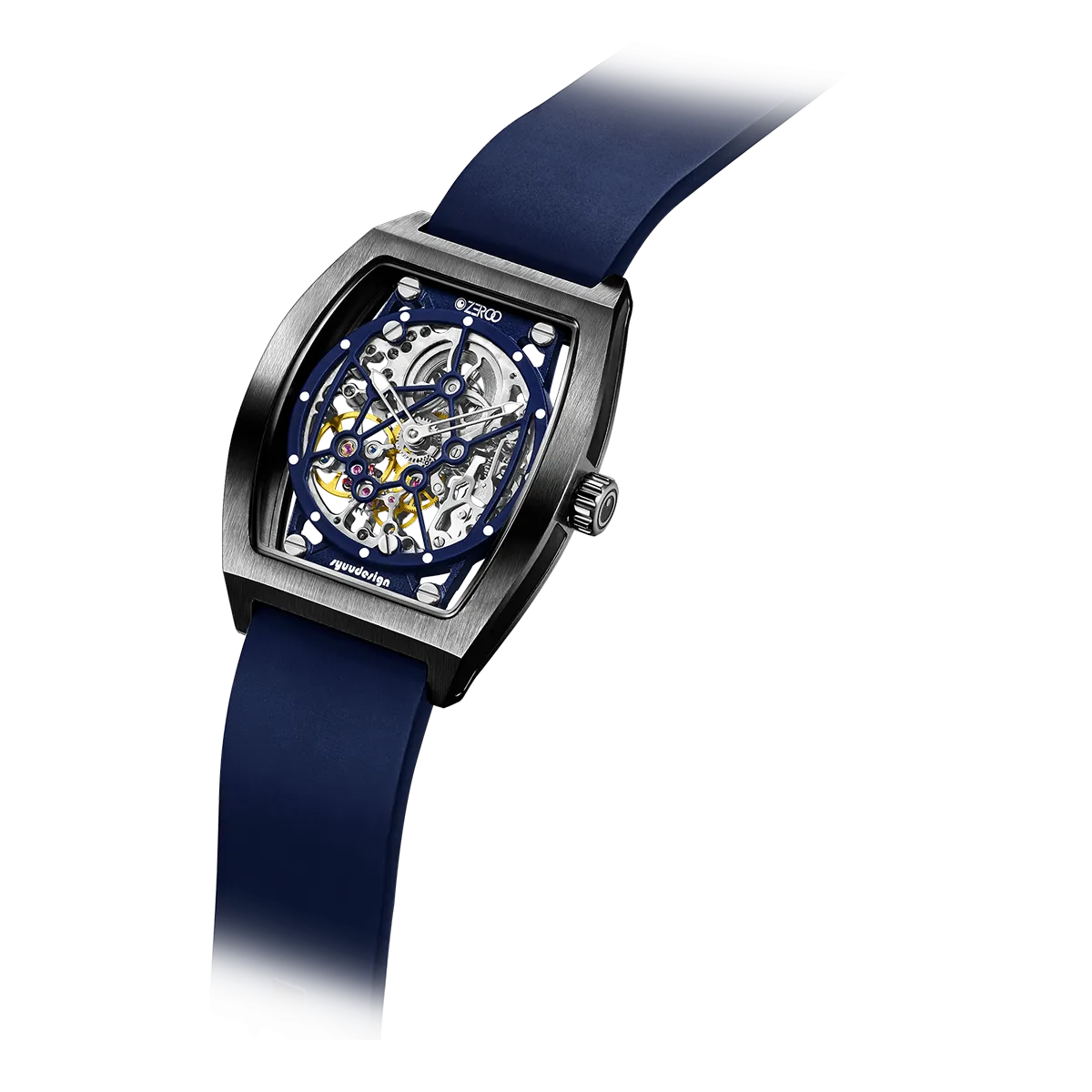 ZEROO M1 THE AURIGA SKELETON MECHANICAL AUTOMATIC WATCH FOR GENTS - ZM001BBL