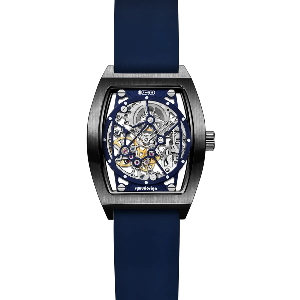 ZEROO M1 THE AURIGA SKELETON MECHANICAL AUTOMATIC WATCH FOR GENTS - ZM001BBL