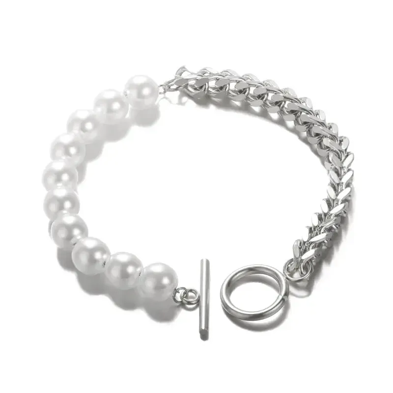 Zircon Heart Bracelets For Women Stainless Steel Gold Color Heart Charm Bracelet Luxury Wedding Jewelry