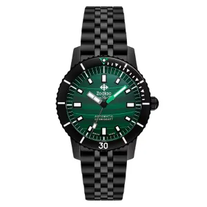 Zodiac Super Sea Wolf Stainless Steel Compression Diver Automatic Watch - ZO9314